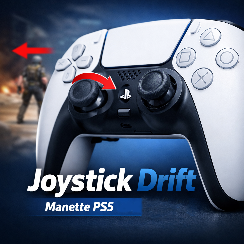 Réparation Joystick Drift Manette PS5