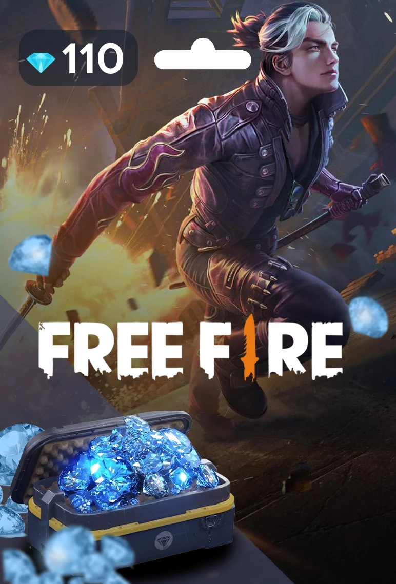 Carte Cadeau Free Fire 110 Diamonds