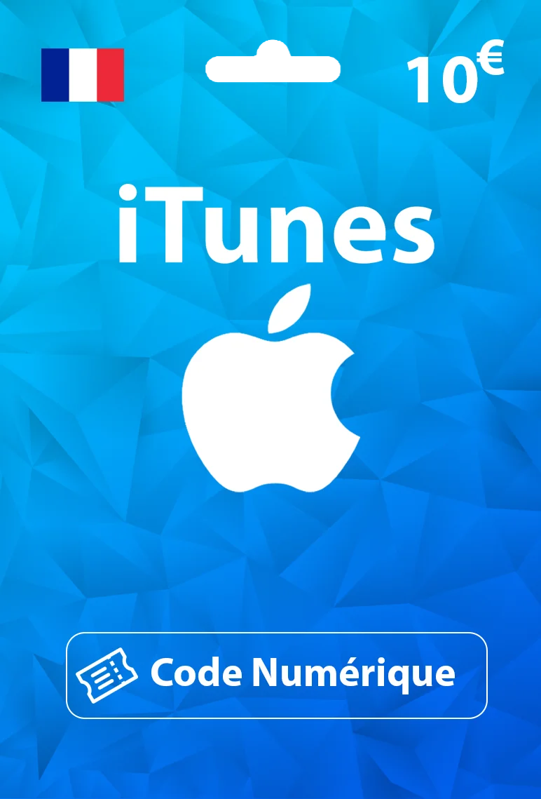 Carte Cadeau Apple Store & iTunes 10€ France