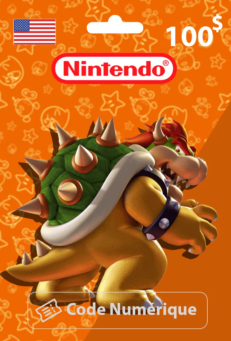 Carte Nintendo eShop 100$ USA