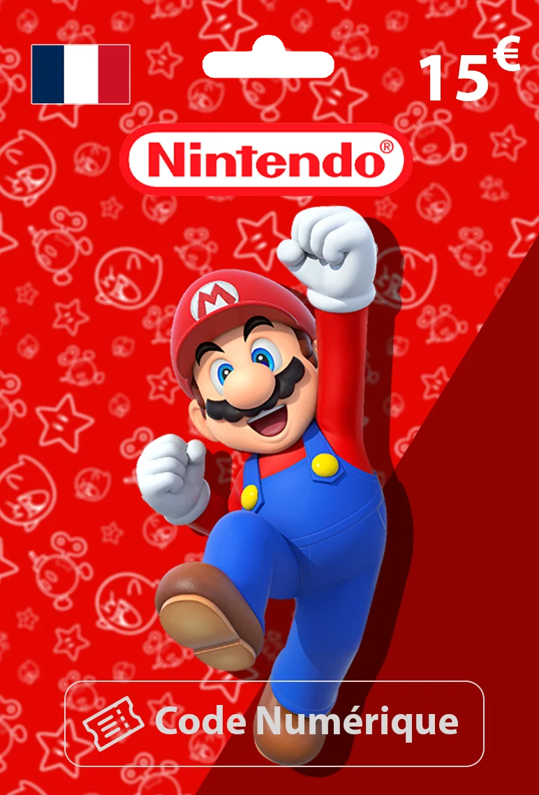 Carte Nintendo eShop 15€ France