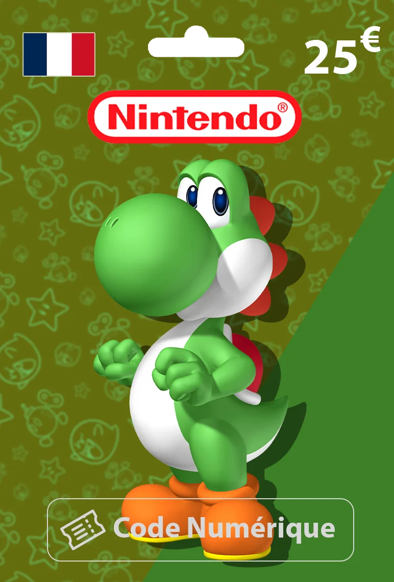 Carte Nintendo eShop 25€ France