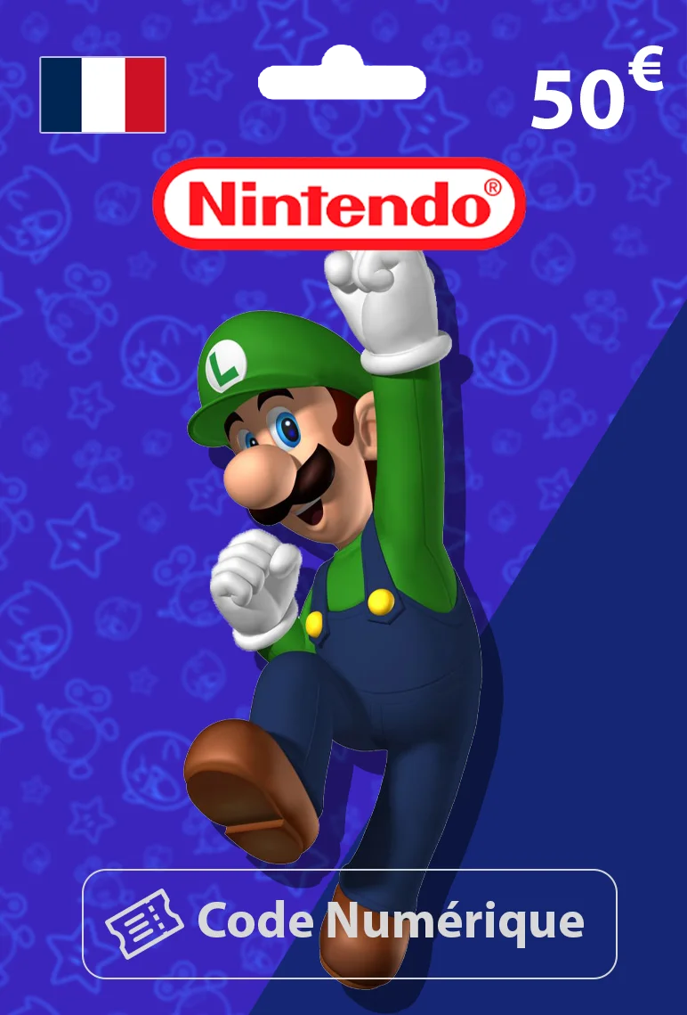 Carte Nintendo eShop 50€ France