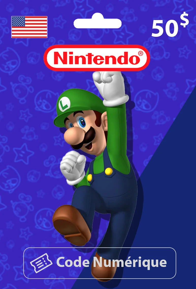 Carte Nintendo eShop 50$ USA