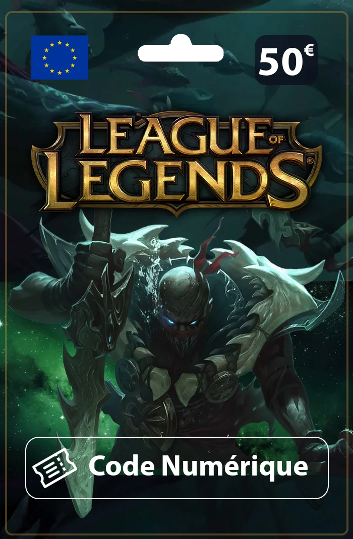 Carte Cadeau League of Legends 50€ – EU