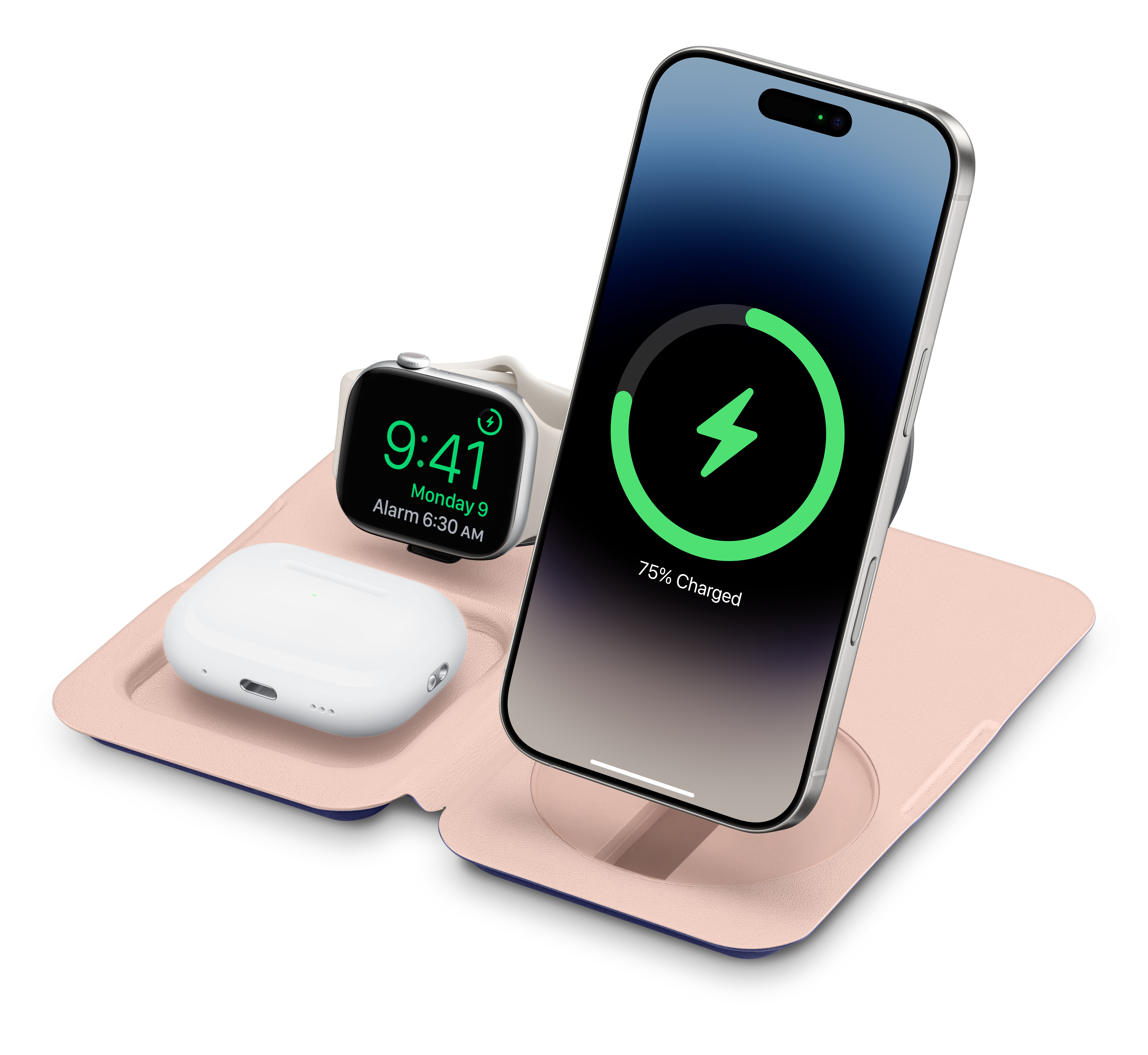 Support de Charge iPhone + Apple Watch
