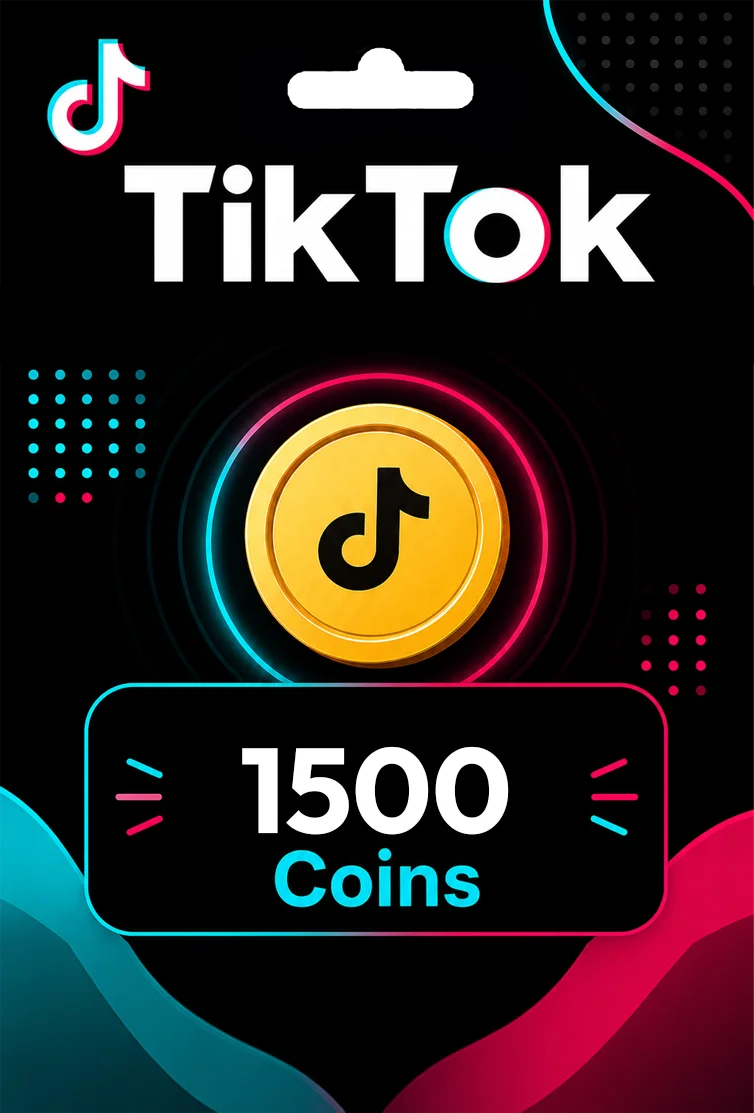 Recharge TikTok 1500 Coins
