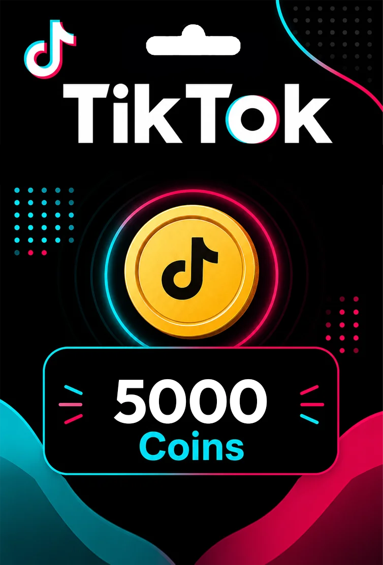 Recharge TikTok 5000 Coins