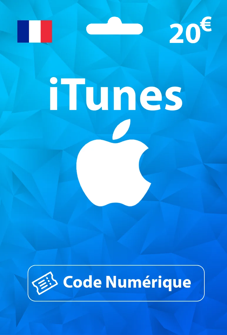 Carte Cadeau Apple Store & iTunes 20€ FR