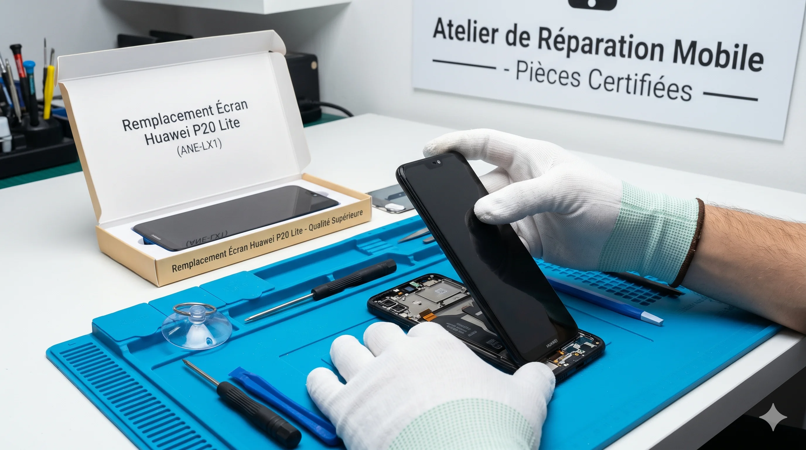 Remplacement Écran Huawei P20 Lite — Qualité Supérieure