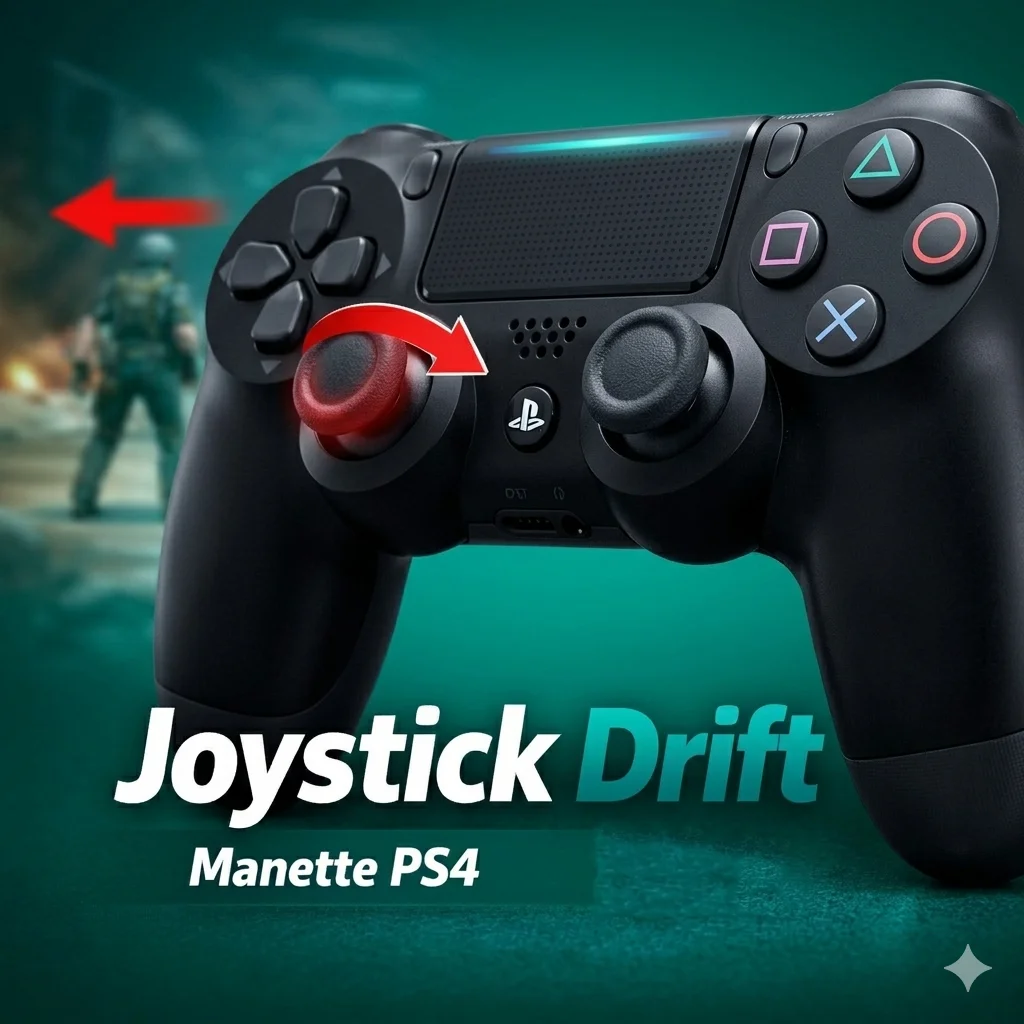 Réparation Joystick Drift Manette PS4