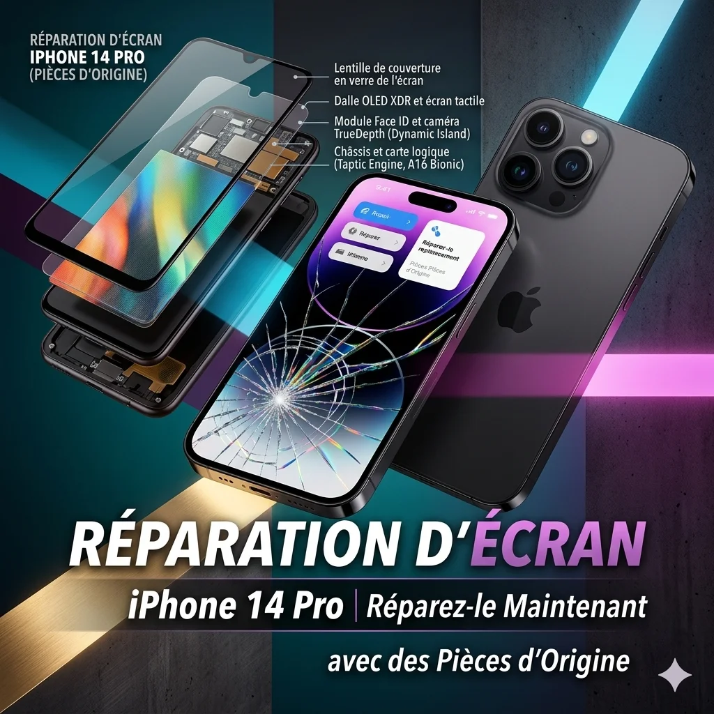 Remplacement Écran iPhone 14 Pro — Originale Apple