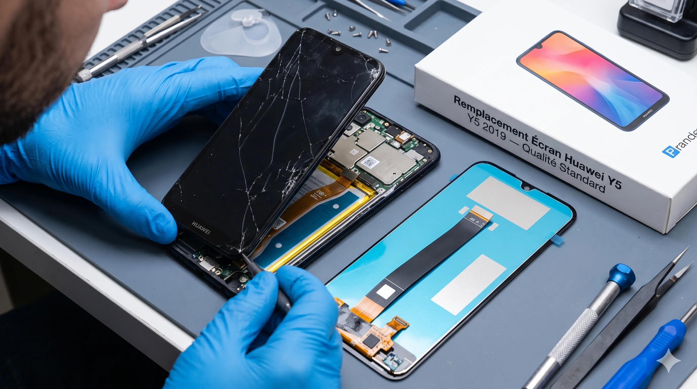 Remplacement Écran Huawei Y5 2019 — Qualité Standard