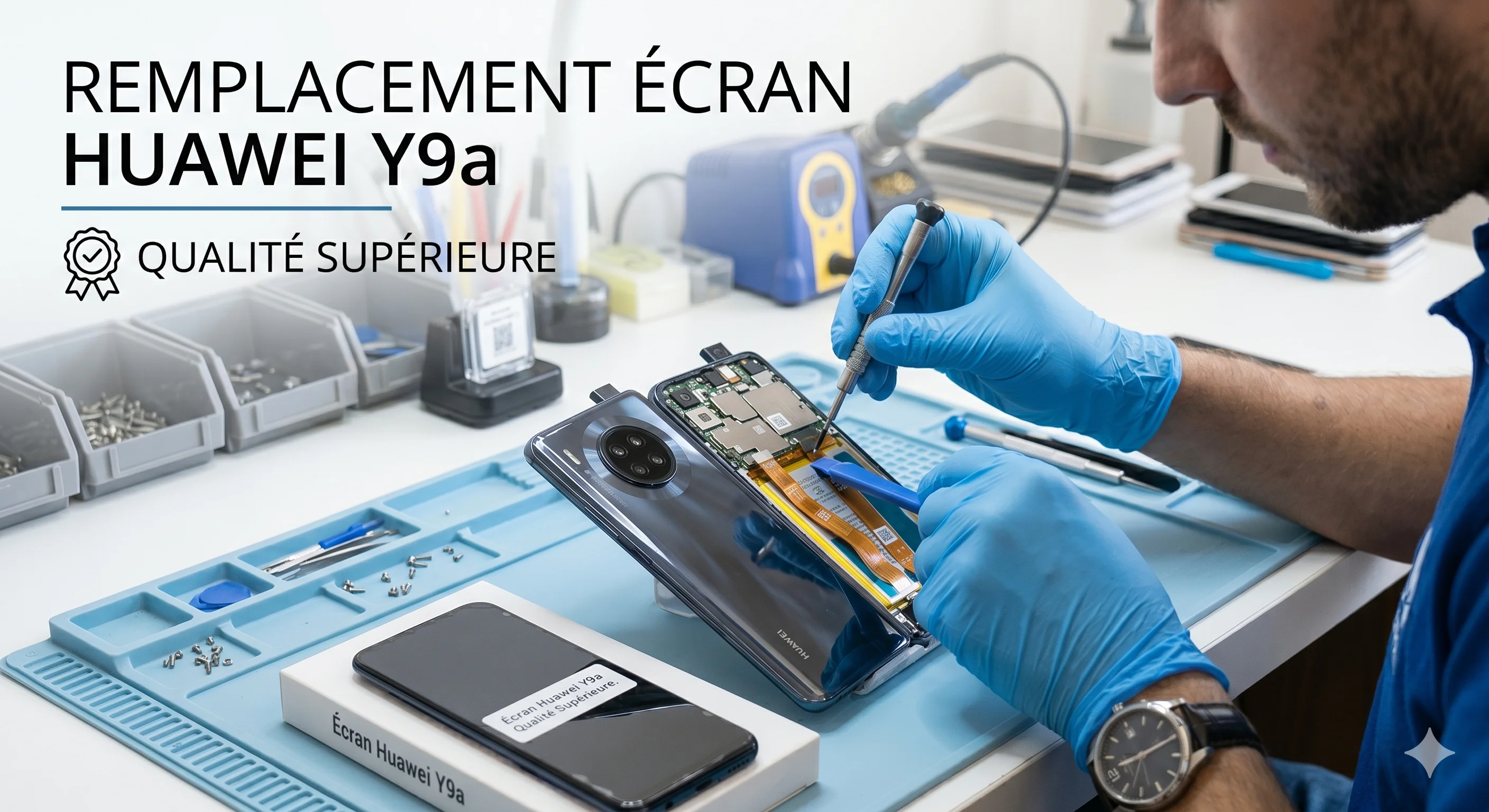 Remplacement Écran Huawei Y9a — Qualité Supérieure