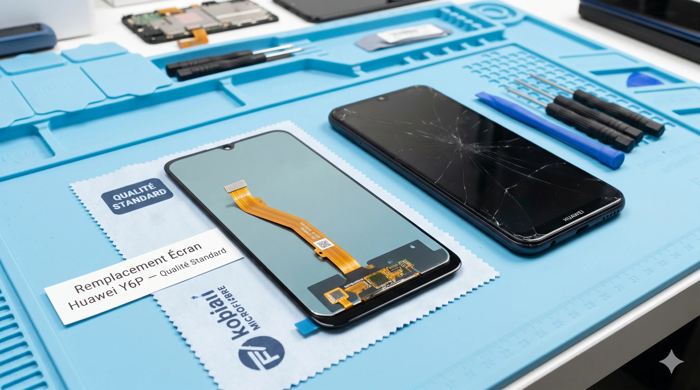 Remplacement Écran Huawei Y6P — Qualité Standard