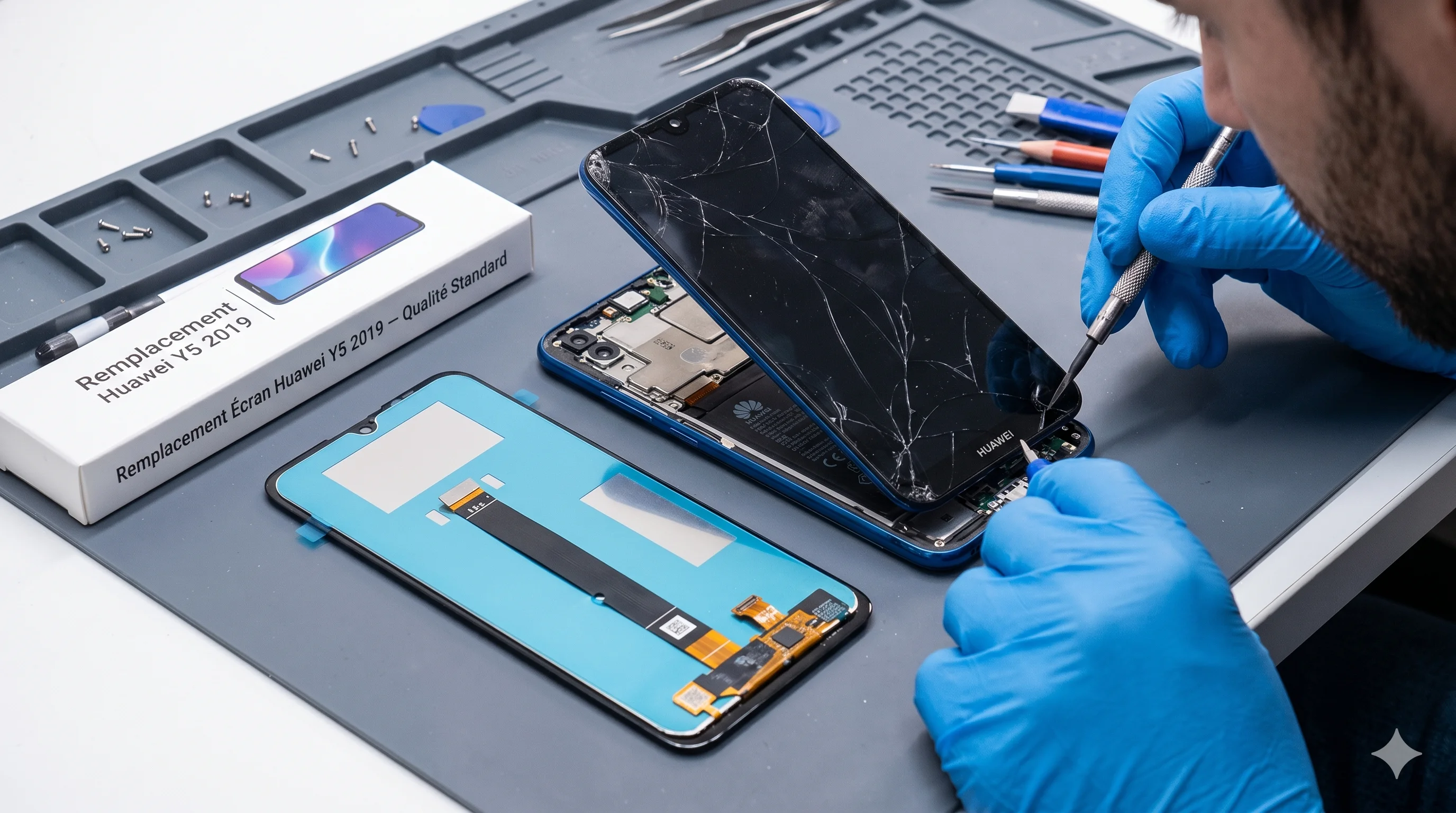 Remplacement Écran Huawei Y5 2019 — Qualité Standard