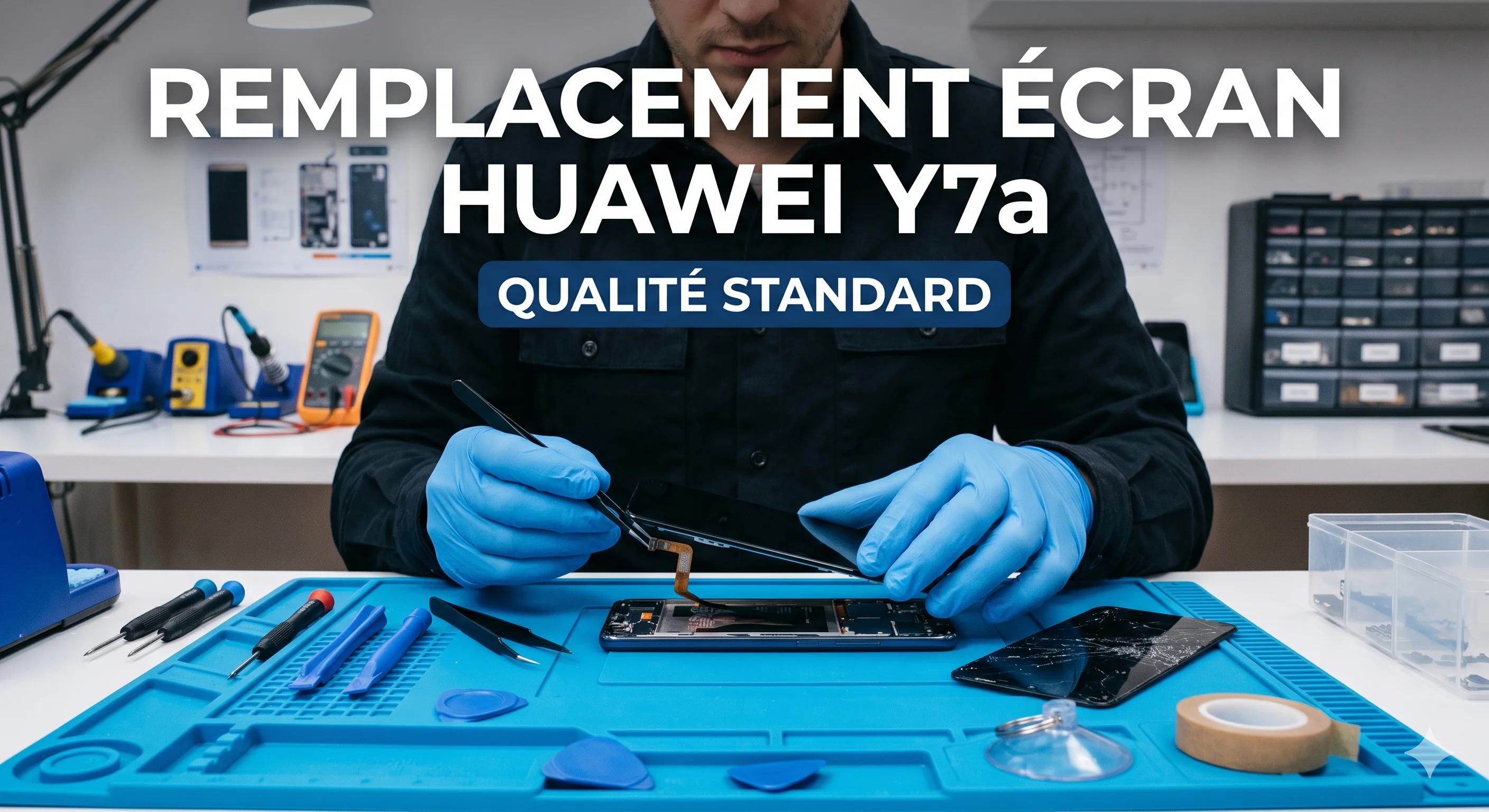 Remplacement Écran Huawei Y7a — Qualité Standard
