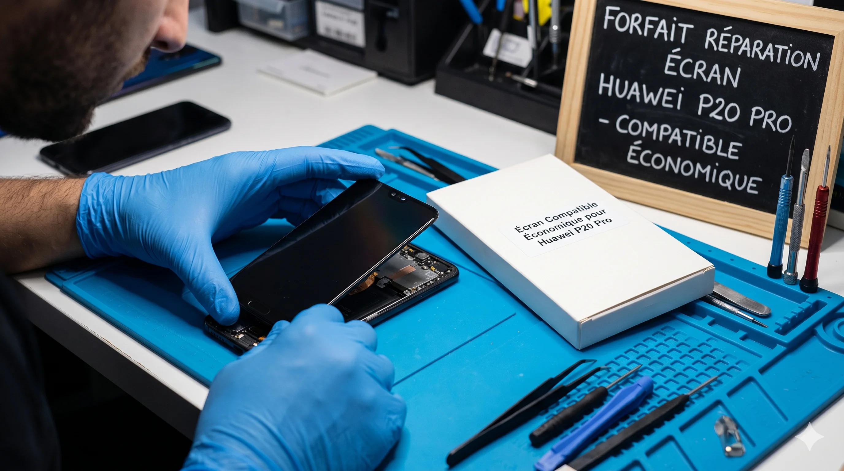 Remplacement Écran Huawei P20 Pro — Compatible Économique