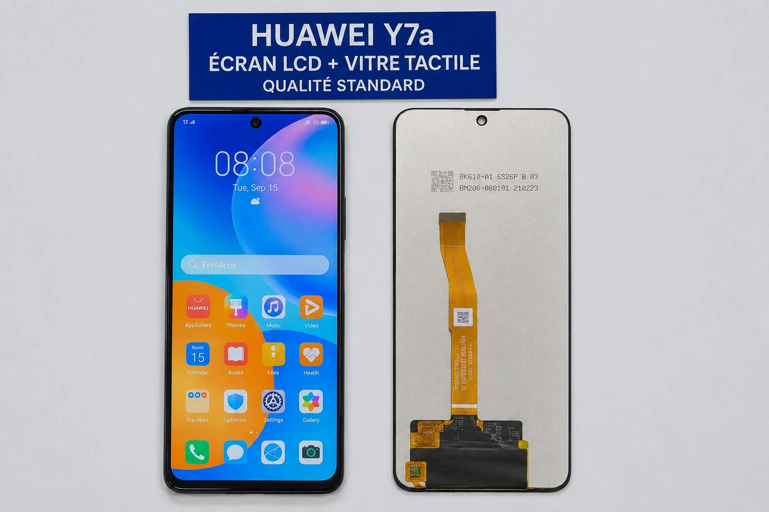 Remplacement Écran Huawei Y7a — Qualité Standard