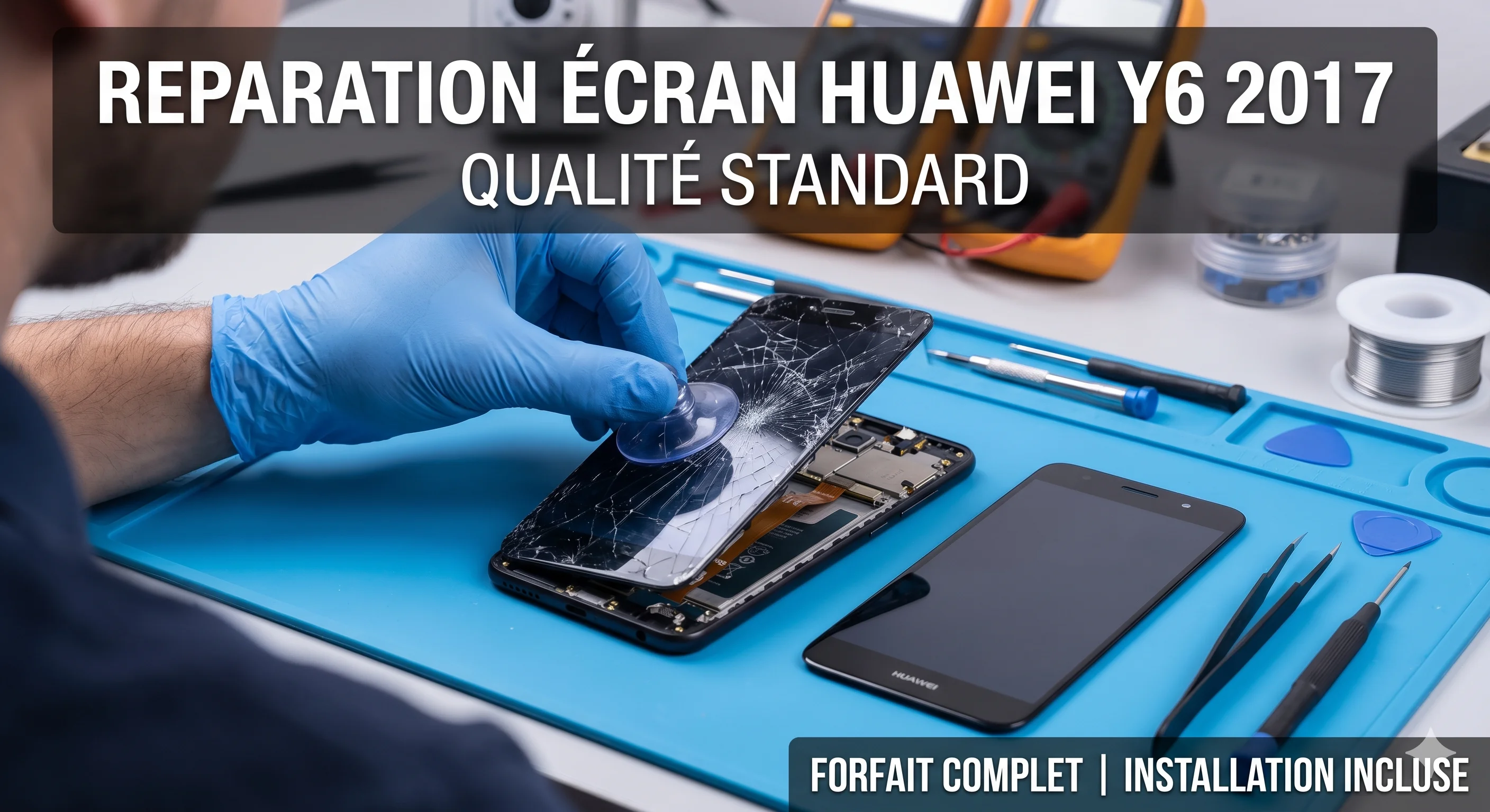 Remplacement Écran Huawei Y6 2017 — Qualité Standard